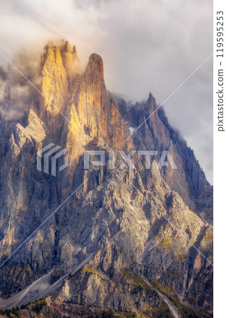 Sasso Lungo mount, Alpe di Siusi, Dolomites, Italy 119595253