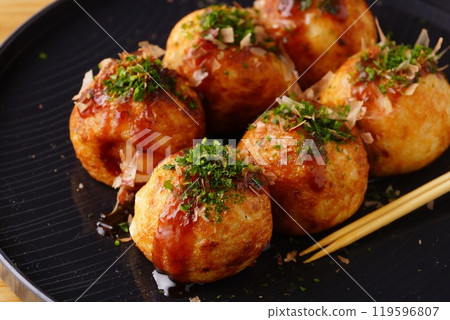 Osaka specialty takoyaki Osaka specialty takoyaki 119596807