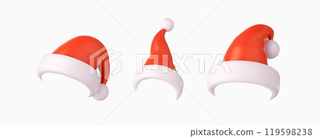 3d Santa Claus hat 119598238
