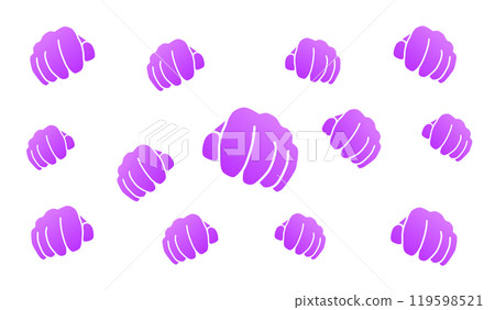 Punch pattern_silhouette(purple) Punch pattern_silhouette(purple) 119598521