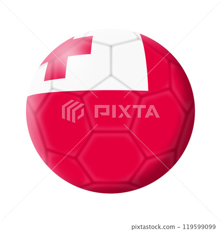 Tonga soccer ball football illustration Tonga soccer ball football illustration 119599099