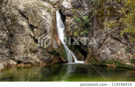 Enipeas Waterfall on Mount Olympus, Greece Enipeas Waterfall on Mount Olympus, Greece 119599459