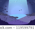 Underwater illustrations for background use 119599791