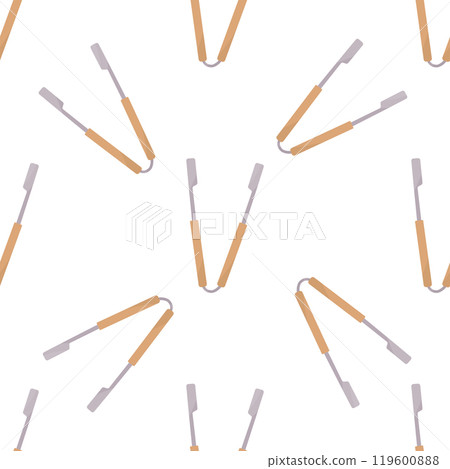 kitchen tongs cook metal plastic pattern textile kitchen tongs cook metal plastic pattern textile 119600888