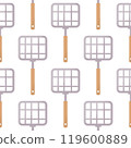 grill grate bbq fry cook pattern background 119600889