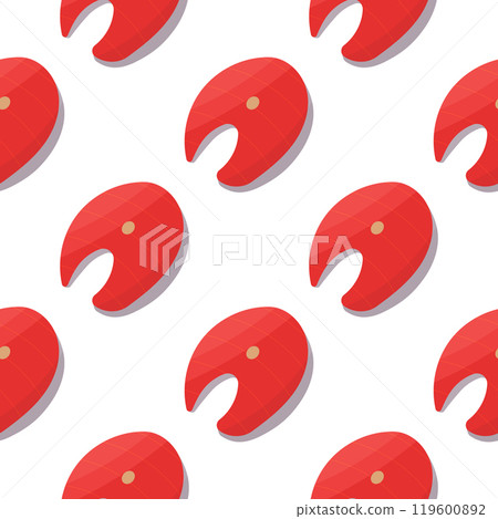 fish steak fresh red cook pattern background 119600892