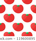 tomato red whole vegetable food pattern background 119600895