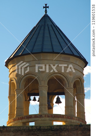 Svetitskhoveli Cathedral Orthodox Christian cathedral and UNESCO World Heritage site in the historic town of Mtskheta, Georgia 119601538