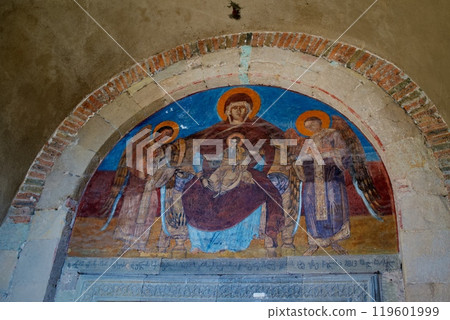 Svetitskhoveli Cathedral Orthodox Christian cathedral and UNESCO World Heritage site in the historic town of Mtskheta, Georgia 119601999