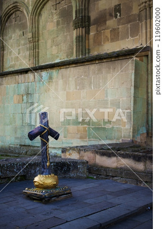 Svetitskhoveli Cathedral Orthodox Christian cathedral and UNESCO World Heritage site in the historic town of Mtskheta, Georgia 119602000