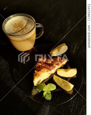 cup, cake, coffee 119602952