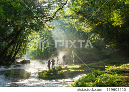 The rays of light in Kikuchi Valley and Hirokawara 119603330