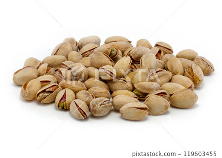 Pistachio nuts in shells group Pistachio nuts in shells group 119603455