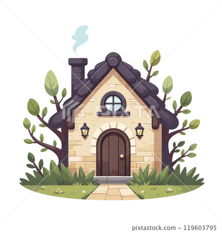 A house with a little secret story 119603795