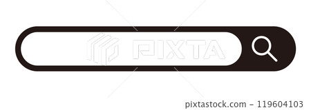 簡單的搜尋欄插畫素材 119604103