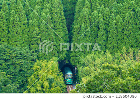 Kiha 71系列柴油列車經鳴子川大橋 Kiha 71系列柴油列車經鳴子川大橋 119604386