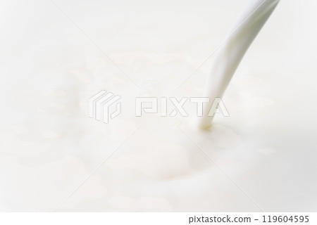 Close-up of milk being poured Close-up of milk being poured 119604595