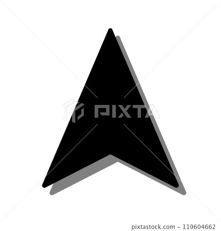 Navigation cursor icon (black/shadow) 119604662