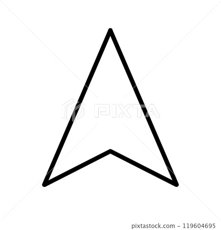 Navigation cursor icon (line drawing only) Navigation cursor icon (line drawing only) 119604695