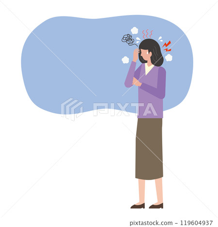 Women suffering from menopause 119604937