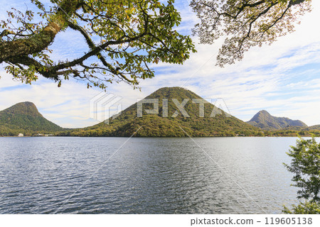 Mount Haruna, Lake Haruna, Autumn, Autumn leaves, Mt. Haruna, Mt. Eboshigatake 119605138