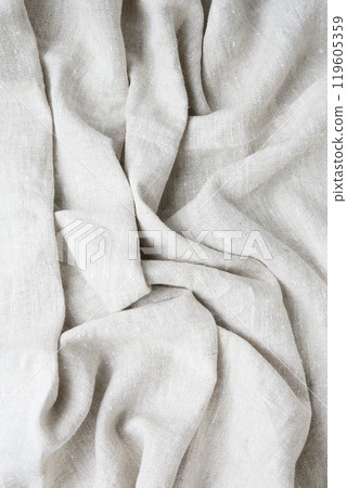 Natural colored fabric texture, fabric background Natural colored fabric texture, fabric background 119605359