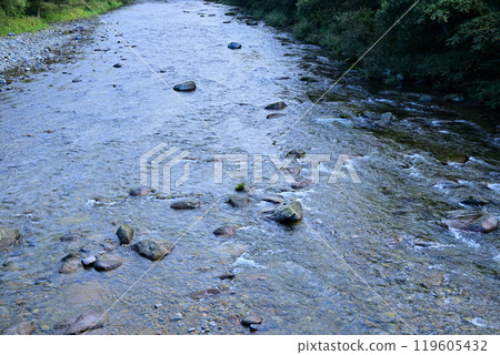 從上卷夢橋眺望利根川風景 從上卷夢橋眺望利根川風景 119605432