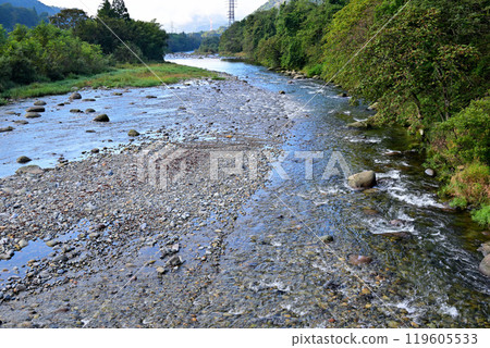 初秋的利根川風景,從上卷夢橋看下游 初秋的利根川風景,從上卷夢橋看下游 119605533