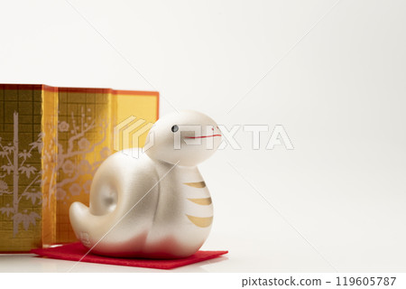 Year of the Snake, Chinese Zodiac, Snake Figurine, Snake Figurine, White Snake Figurine 119605787