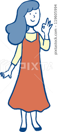 A woman who does OK A woman who does OK 119605994
