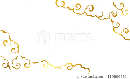 金筆日式、中式旋雲背景框 金筆日式、中式旋雲背景框 119606581