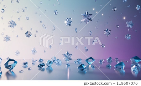 Snowflake motif background_9 119607076