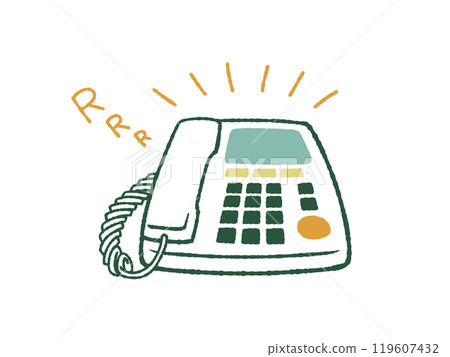 固定電話接聽電話 - 4 種顏色 119607432