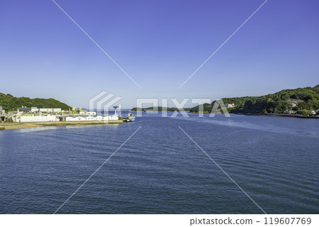 Shodoshima Tonosho Port, harbor entrance, Tonosho Town, Kagawa Prefecture 119607769