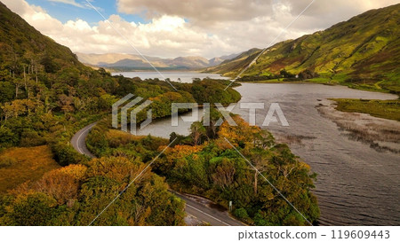 Beautiful Connemara National Park in the County Galway in Ireland Beautiful Connemara National Park in the County Galway in Ireland 119609443