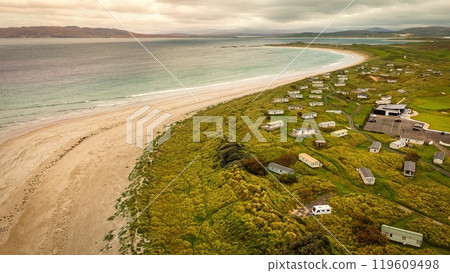A Beautiful Coastal Landscape Featuring Rocks and Glimmering Water, Capturing Natures Splendor A Beautiful Coastal Landscape Featuring Rocks and Glimmering Water, Capturing Natures Splendor 119609498