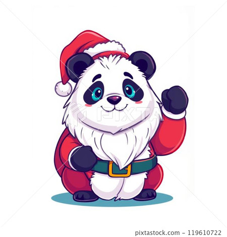 熊貓的聖誕老人 119610722
