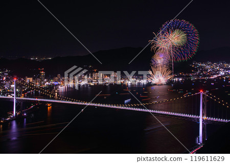 Kanmon Strait Fireworks Festival (Moji venue) Kanmon Strait Fireworks Festival (Moji venue) 119611629