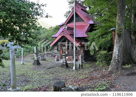 小持神社境內 水町上卷 縣指定重要文化財產 119611906