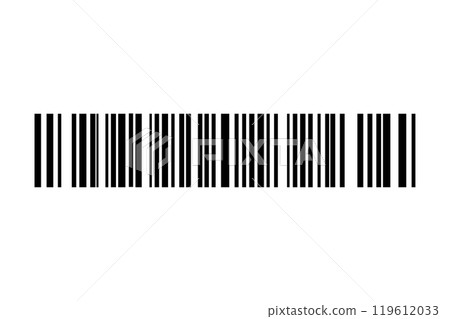 Barcode isolated on white background. Code stripes sticker. Barcode labels, customers qr code Barcode isolated on white background. Code stripes sticker. Barcode labels, customers qr code 119612033
