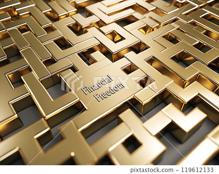 Financial freedom concepts with surreal of wealth and business success theme Financial freedom concepts with surreal of wealth and business success theme 119612133