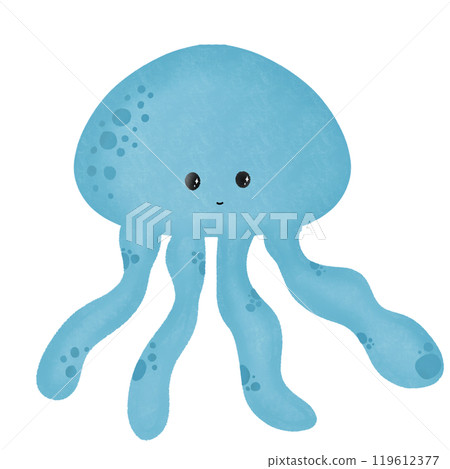 blue dripping paint on white background 119612377