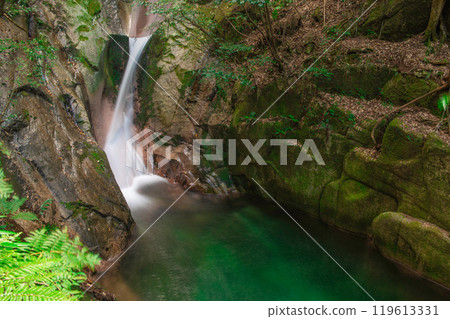 "Toryu Falls" at Jakuchi Gorge Goryu Falls 119613331