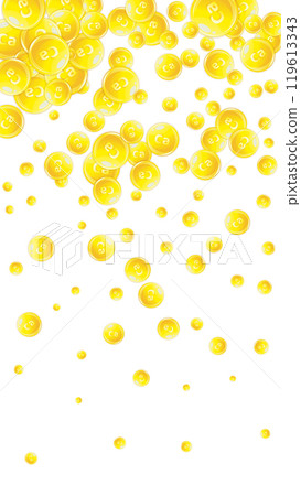 Calcium chaotic tablets. Beauty treatment and nutrition skin care. Medical and scientific background. Wellness concept. 119613343