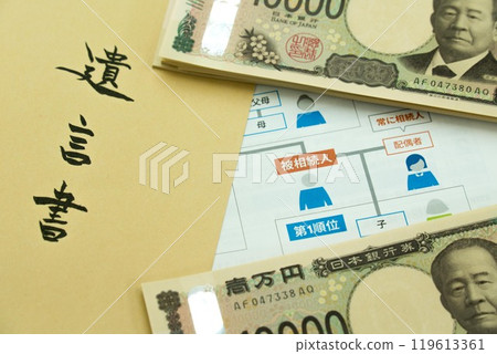 Wills and inheritance images 119613361