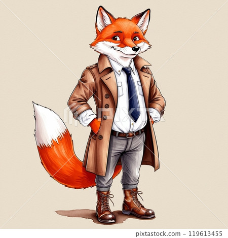Suit fox 119613455