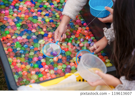 Fun Super Ball Scooping 119613607