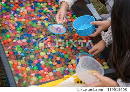 Fun Super Ball Scooping 119613608