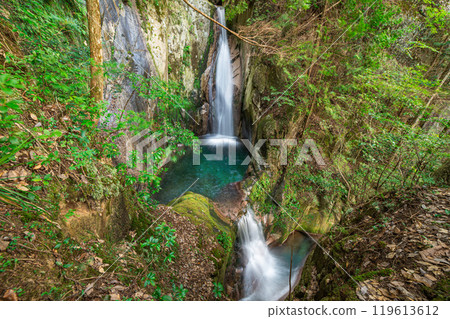 "Ryuto Falls" at Jakuchi Goryu Falls "Ryuto Falls" at Jakuchi Goryu Falls 119613612
