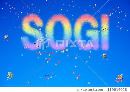 SOGI clouds floating in the blue sky 119614028
